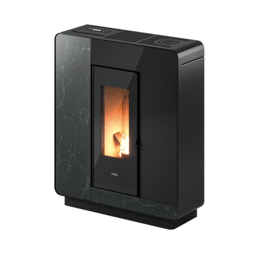 Elle Plus 9,0 kW - Cadel - Nero Greco kamień - Czarne szkło