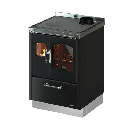 Kuchnia na drewno Smart 60 - Cadel - Antracytowa blacha
