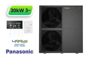  Pompa ciepła Panasonic Aquarea BIG T-CAP Hydraulic 30kW 3~ seria M ZE STEROWNIKIEM
