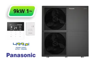  Pompa ciepła Panasonic Aquarea T-CAP Hydraulic 9kW 1~ seria M ZE STEROWNIKIEM