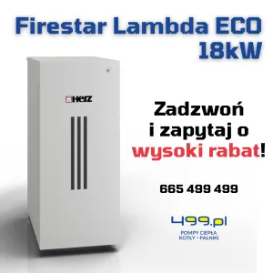 Kocioł zgazowujący drewno Firestar Lambda ECO 18kW - HERZ