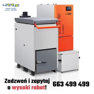 Hybrydowy kocioł na drewno i pellet SmartFire Combi 20/26kW - HKS Lazar
