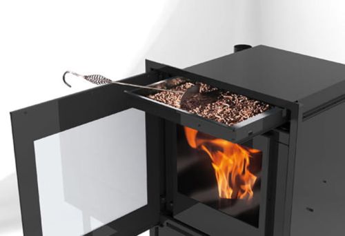 Wkład kominkowy na pellet z płaszczem wodnym IDROPELLBOX 15,6kW